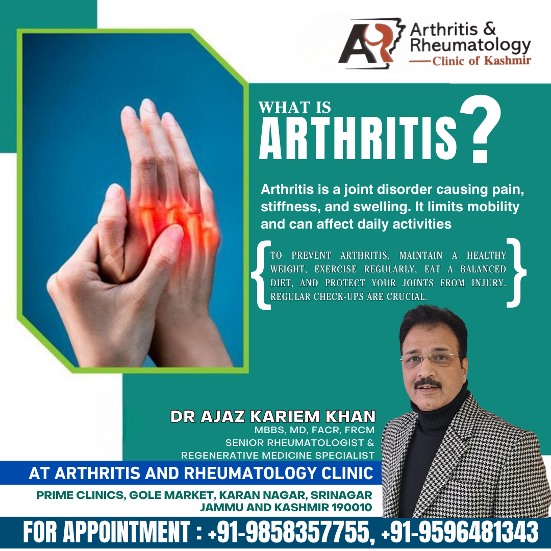 To prevent arthritis, maintain a healthy weight, exercise regularly, eat a balanced diet, and protect your joints from injury. Regular check-ups are crucial.